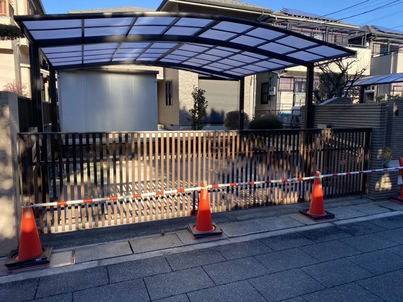 門まわり・ゲート設置の外構工事(hifaceY)